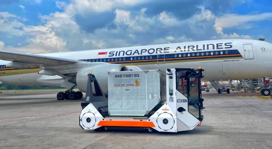 Changi Airport Tests Aurrigo Autonomous Baggage Handling Vehicle