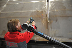 Hexagon Accelerates Large Surface Inspection With Absolute Scanner AS1-XL