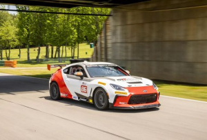 Toyota’s GR Cup-spec GR86 race car.